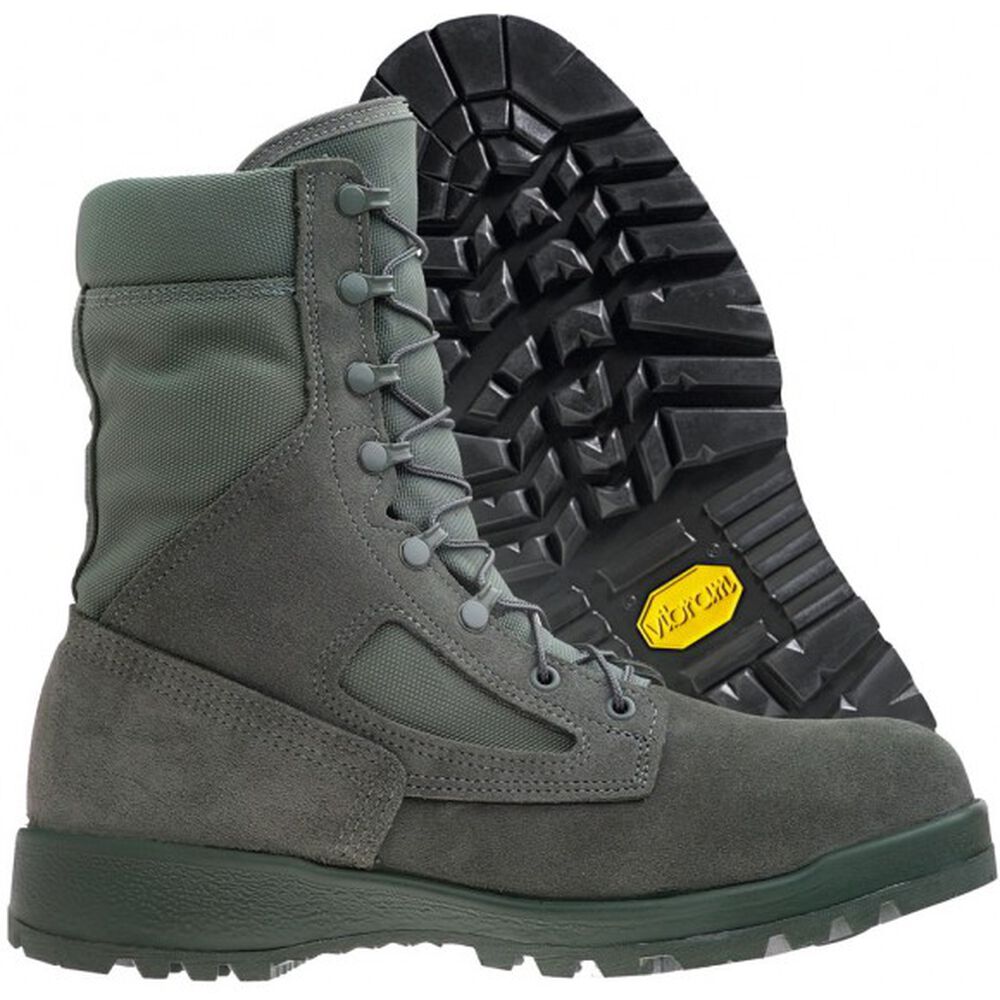 Vibram Sole Belleville 600 Mens Military Boots Green Australia (YOD346802)